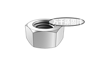 鋼結(jié)構(gòu)栓連接用高強(qiáng)度六角螺母 DIN 6915