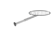 長(zhǎng)螺旋紋120°花紋帽沉頭釘 GB 27704