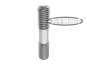 建筑機(jī)械與設(shè)備 高強(qiáng)度等長雙頭螺柱 JG/T 5057.9