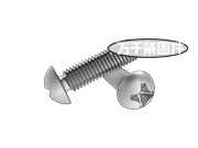 十字槽盤(pán)頭自攻鎖緊螺釘 QC 262